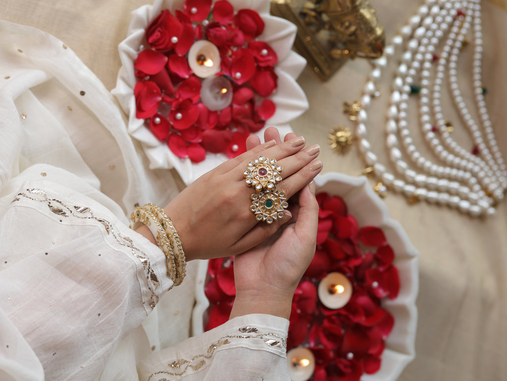Kundan Chakra Ring