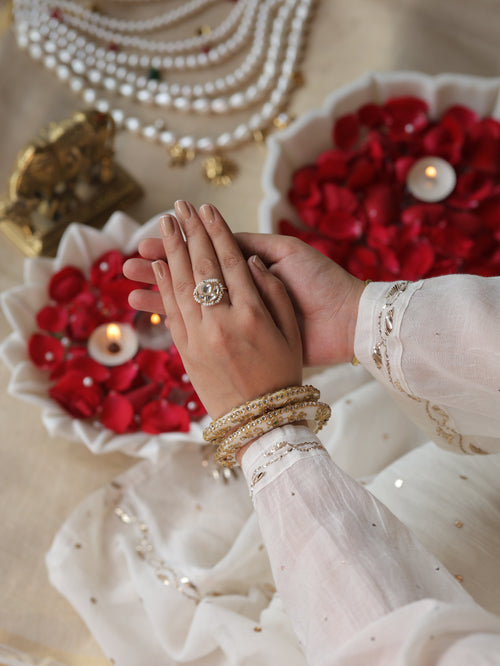 Chand Kundan Ring