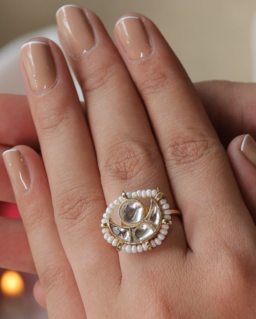 Chand Kundan Ring